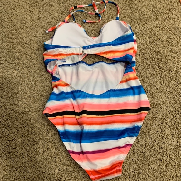 COPY - NWOT Clean Water Striped One Piece Swimsuit: XL - Picture 6 of 7